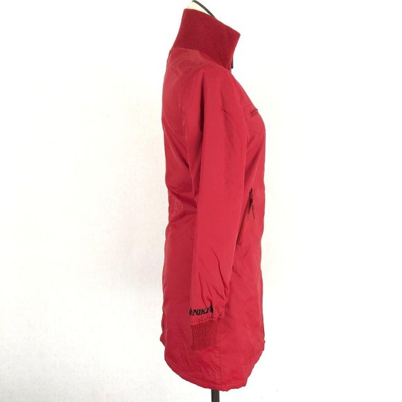 Nikita Red Full Zip Long Sleeve Nylon Jacket Sz S - Picture 4 of 10